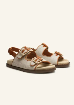 ME+EM Classic Footbed Sandal Tan