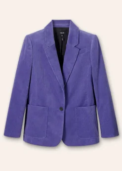 Outlet ME+EM Corduroy Boyfriend Blazer Winter Lilac