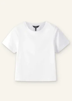 Best ME+EM Cotton Crop Tee Bright White