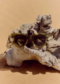 ME+EM D-Frame Sunglasses Olive