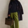 New ME+EM East West Day Tote Olive/Black
