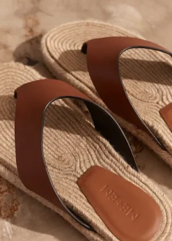 Hot ME+EM Espadrille Flip Flop Tan