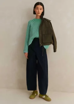 ME+EM Extreme Seam Casual Trouser Navy