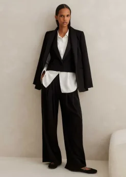 Hot ME+EM Forever Tux Regular-Length Trouser Three-Piece Suit Black