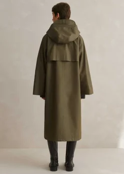 Hot ME+EM Hands-Free Oversized Parka Khaki
