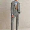Clearance ME+EM Houndstooth Blazer + Slim Crop Trouser Suit Neutrals