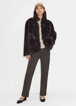 Best ME+EM Luxe Toscana Shearling Jacket Chocolate