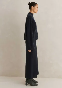 ME+EM Merino Milano Knitted Co-Ord Blue