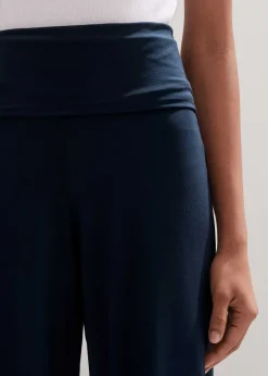 ME+EM Palazzo Pant Dark Navy