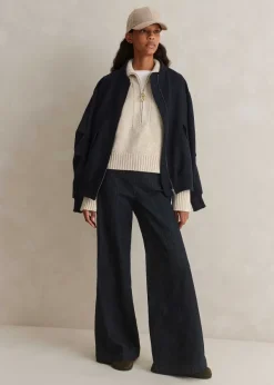 Clearance ME+EM Palazzo Travel Jean Indigo