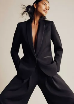 New ME+EM Regular-Length Forever Tux Trouser Suit Black