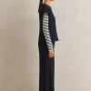 Discount ME+EM Roll Cuff Sweatshirt + Trouser Co-Ord Blue