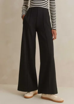 Discount ME+EM Short Length Travel Tailoring Palazzo Black
