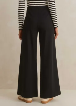 Discount ME+EM Short Length Travel Tailoring Palazzo Black