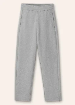 Clearance ME+EM Tapered Sweatshirting Track Pant Grey Marl