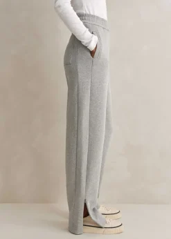 Clearance ME+EM Tapered Sweatshirting Track Pant Grey Marl