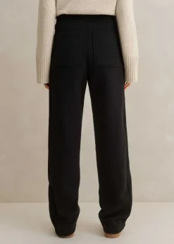 Clearance ME+EM Tapered Sweatshirting Track Pant Black