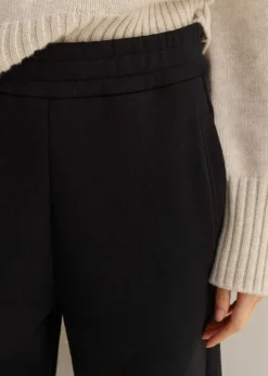 Clearance ME+EM Tapered Sweatshirting Track Pant Black