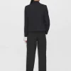 Sale ME+EM Textured Weave Boucl Trouser Co-Ord Black