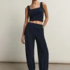Best ME+EM Towelling Jogger + Bralette Co-Ord Blue