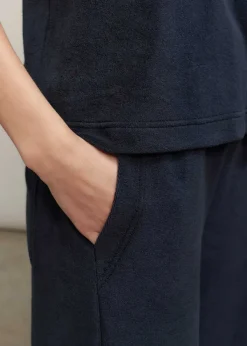 Online ME+EM Towelling Polo Top + Trouser Co-Ord Blue