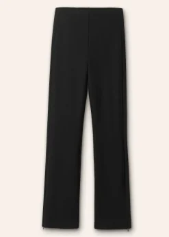 New ME+EM Travel Tailoring Adjustable Slim Flare Trouser Black