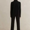 Clearance ME+EM Travel Tailoring Crop Trouser Co-Ord Black