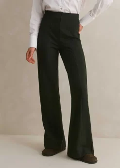 Hot ME+EM Travel Tailoring Kick Flare Trouser Khaki