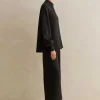 Discount ME+EM Travel Tailoring Wide-Leg Crop Trouser Co-Ord Black